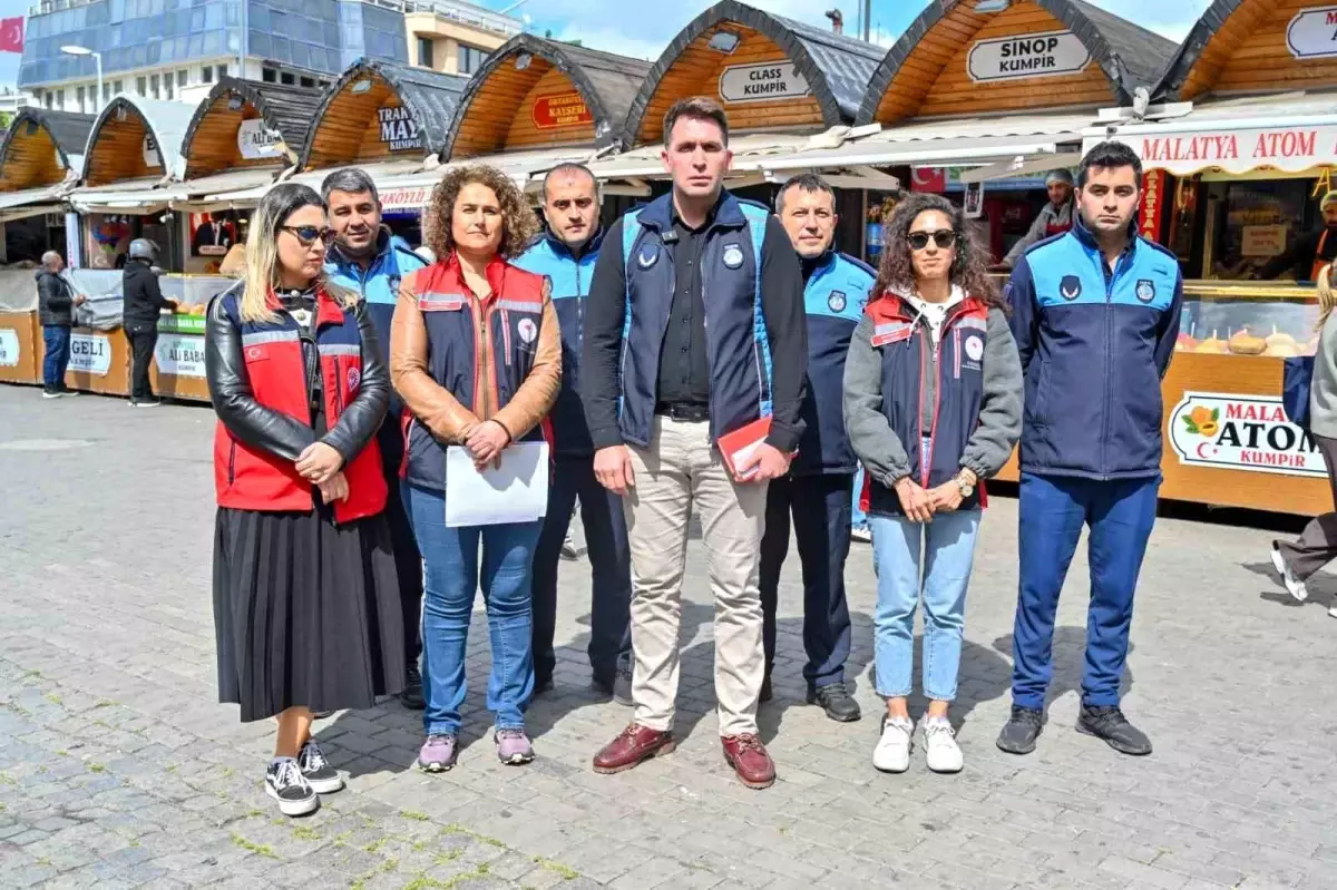 Beşiktaş Belediyesi’nden Ortaköy’deki Kumpir İşletmelerine Kontrol