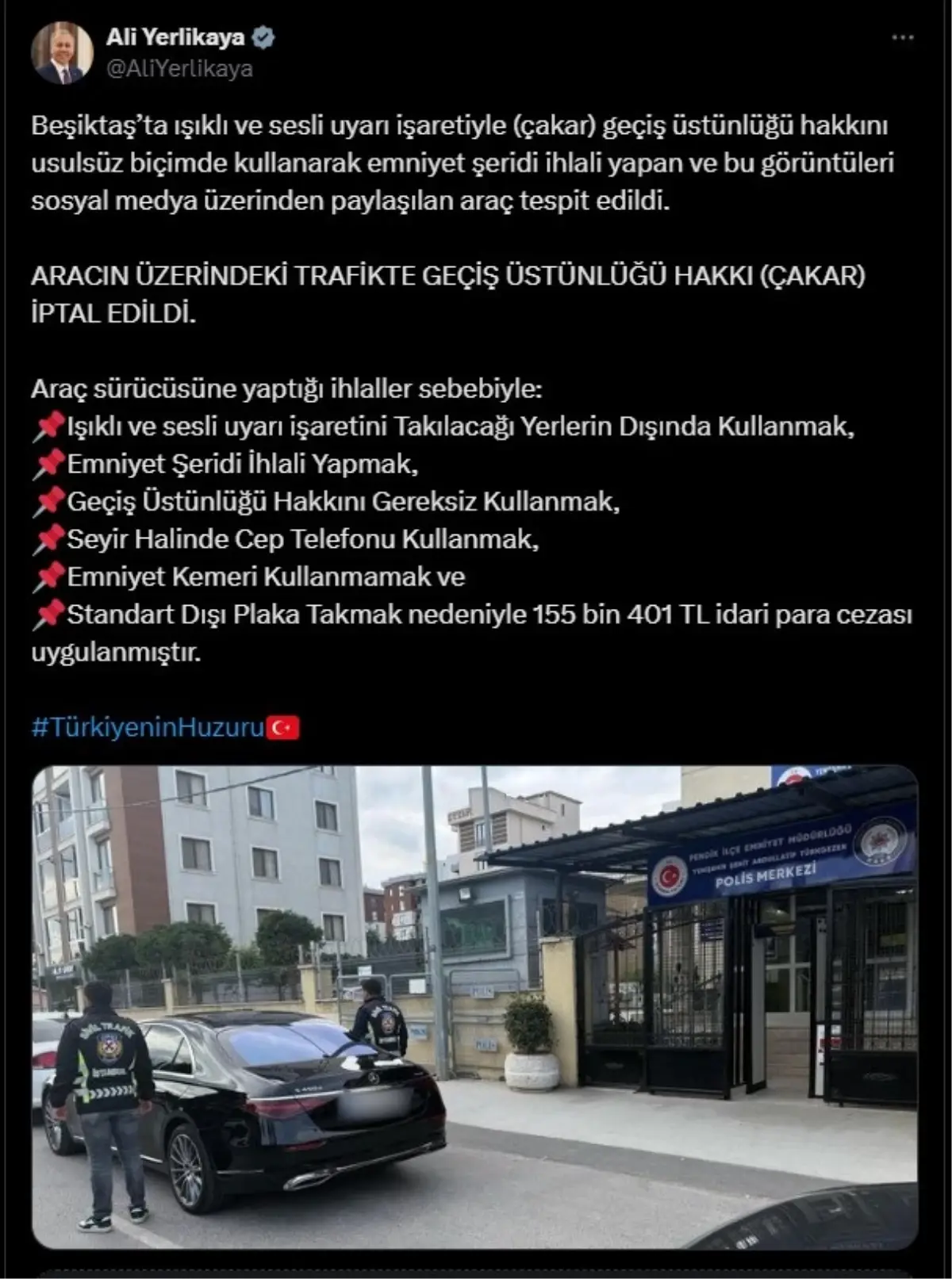 Beşiktaş’ta Çakar Hakkı İhlali