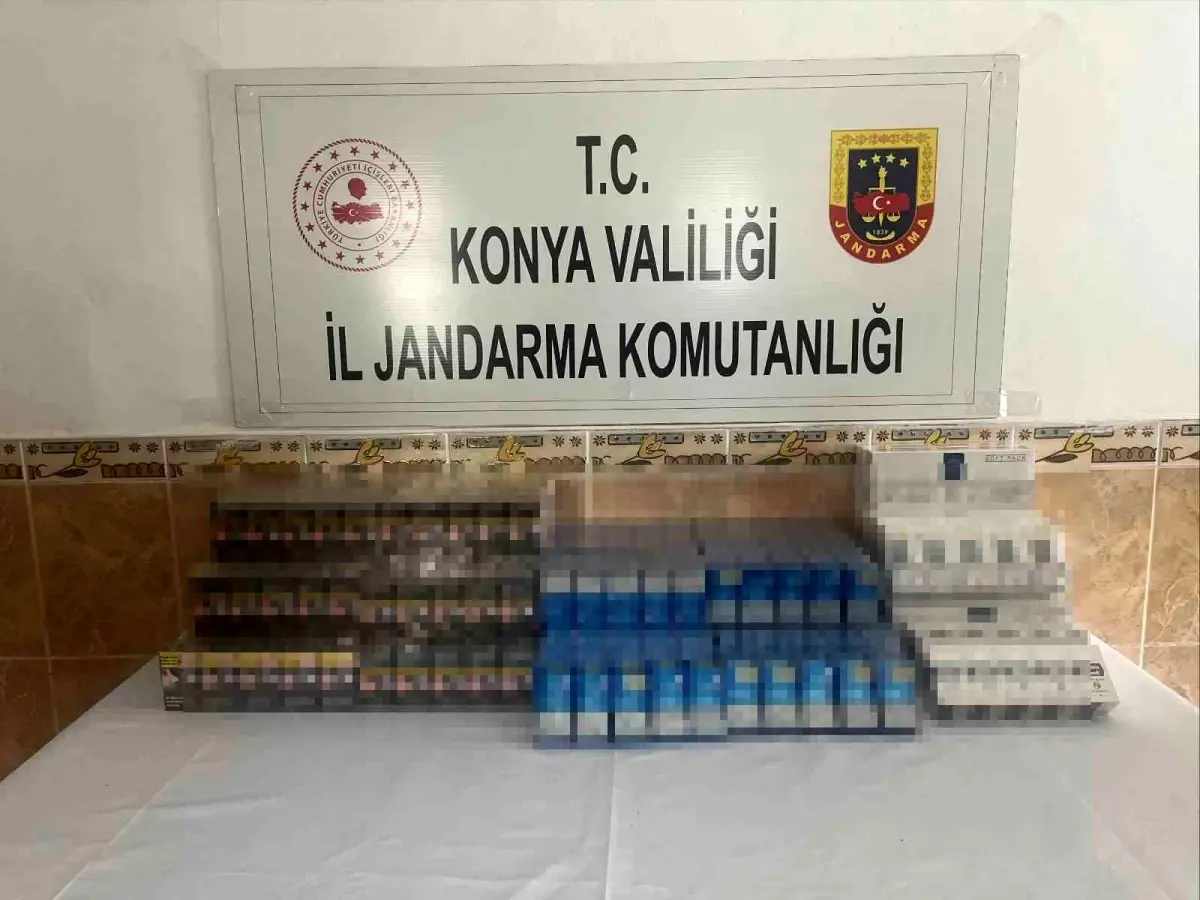 Konya’da Kaçak Sigara Operasyonu