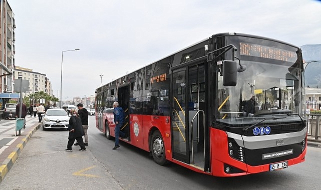 Manisa’da 1 Mayıs’ta toplu taşıma fiyatsız