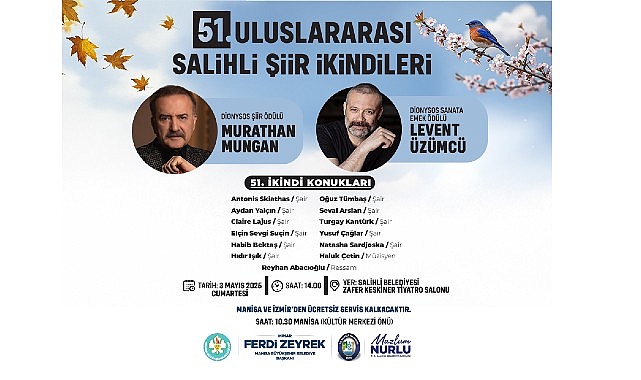 Milletlerarası Salihli Şiir İkindileri Tekrar Hayat Buluyor