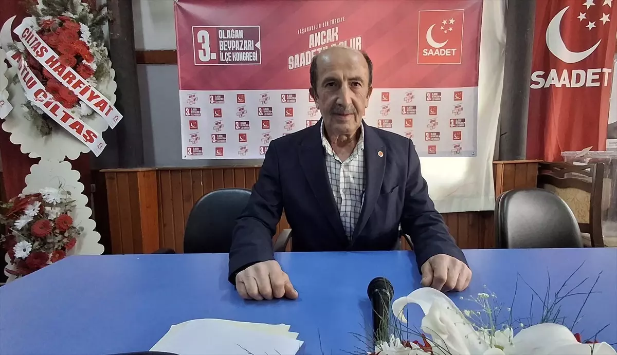 Saadet Partisi Beypazarı’nda Kongre Yapıldı