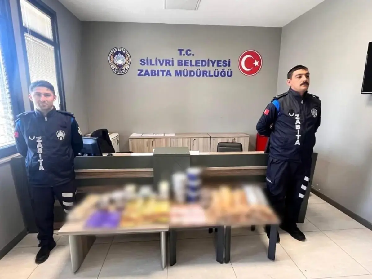Silivri’de Zabıta Takımlarından Zincir Market Kontrolü