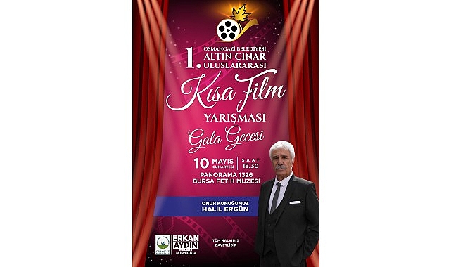1. Altın Çınar Milletlerarası Kısa Sinema Müsabakası’nda gala heyecanı