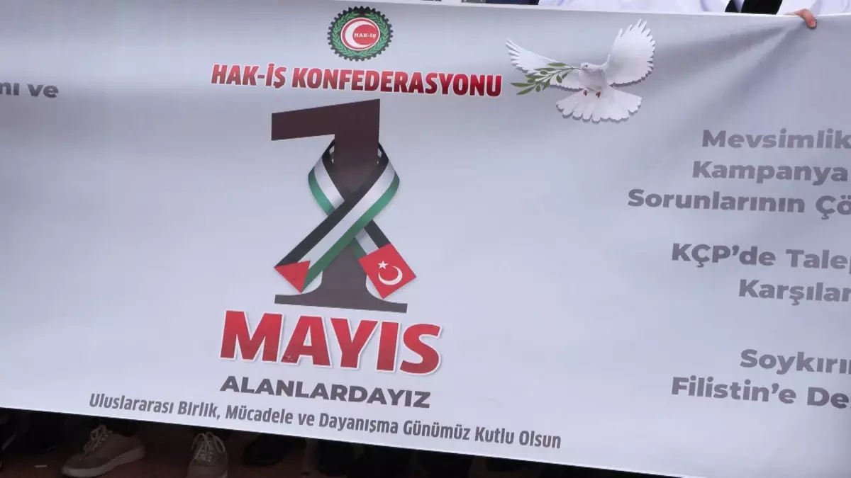 1 Mayıs Coşkulu Kutlandı