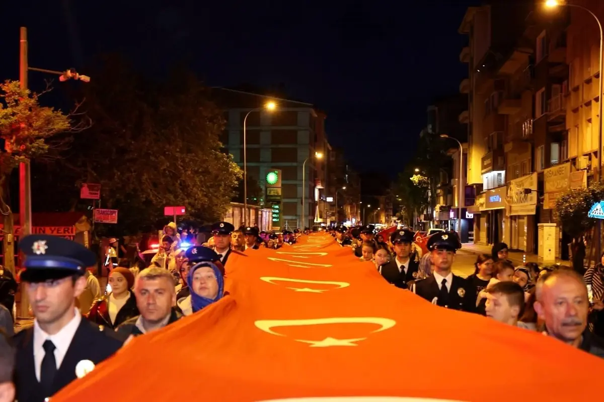 19 Mayıs Yürüyüşü Coşkuyla Yapıldı