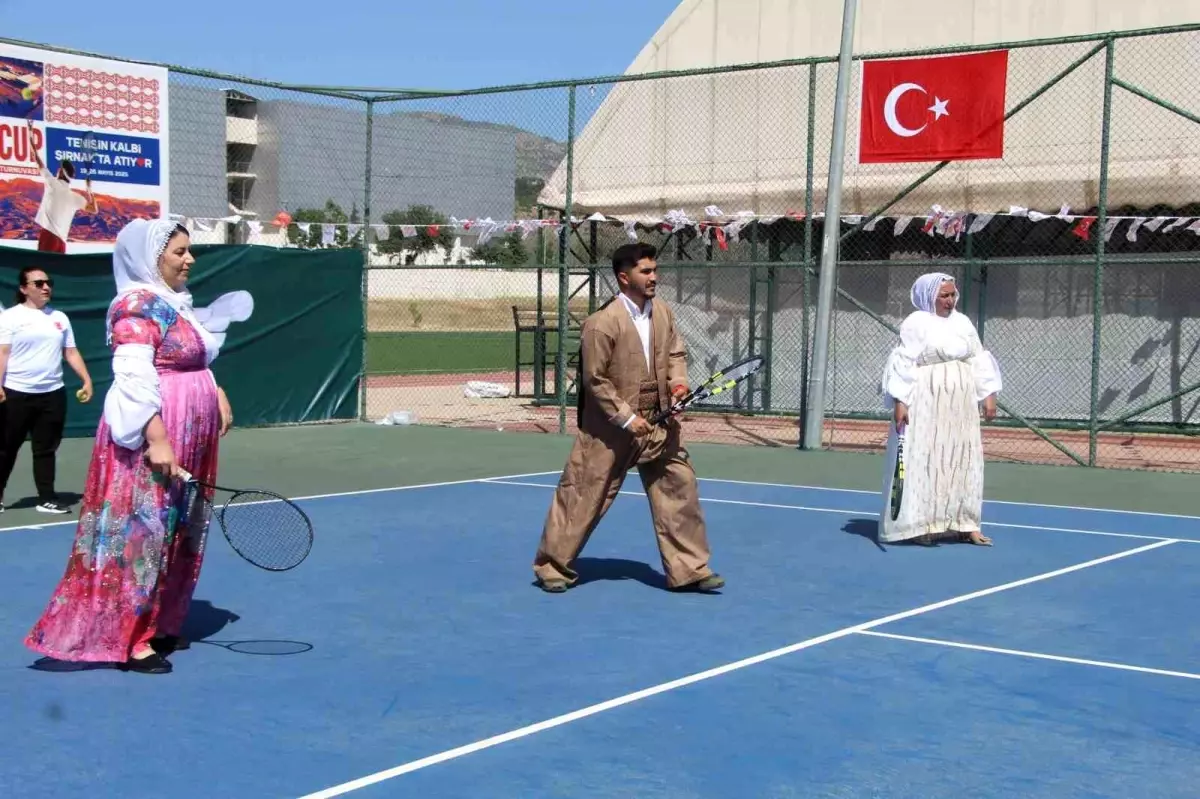 4. Memleketler arası Cudi Cup Tenis Turnuvası Şırnak’ta Başladı