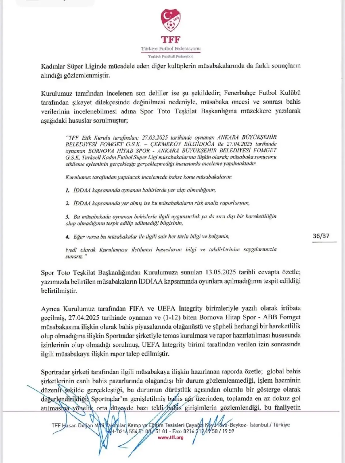 ABB FOMGET Kadınlar Ligi Şampiyonu