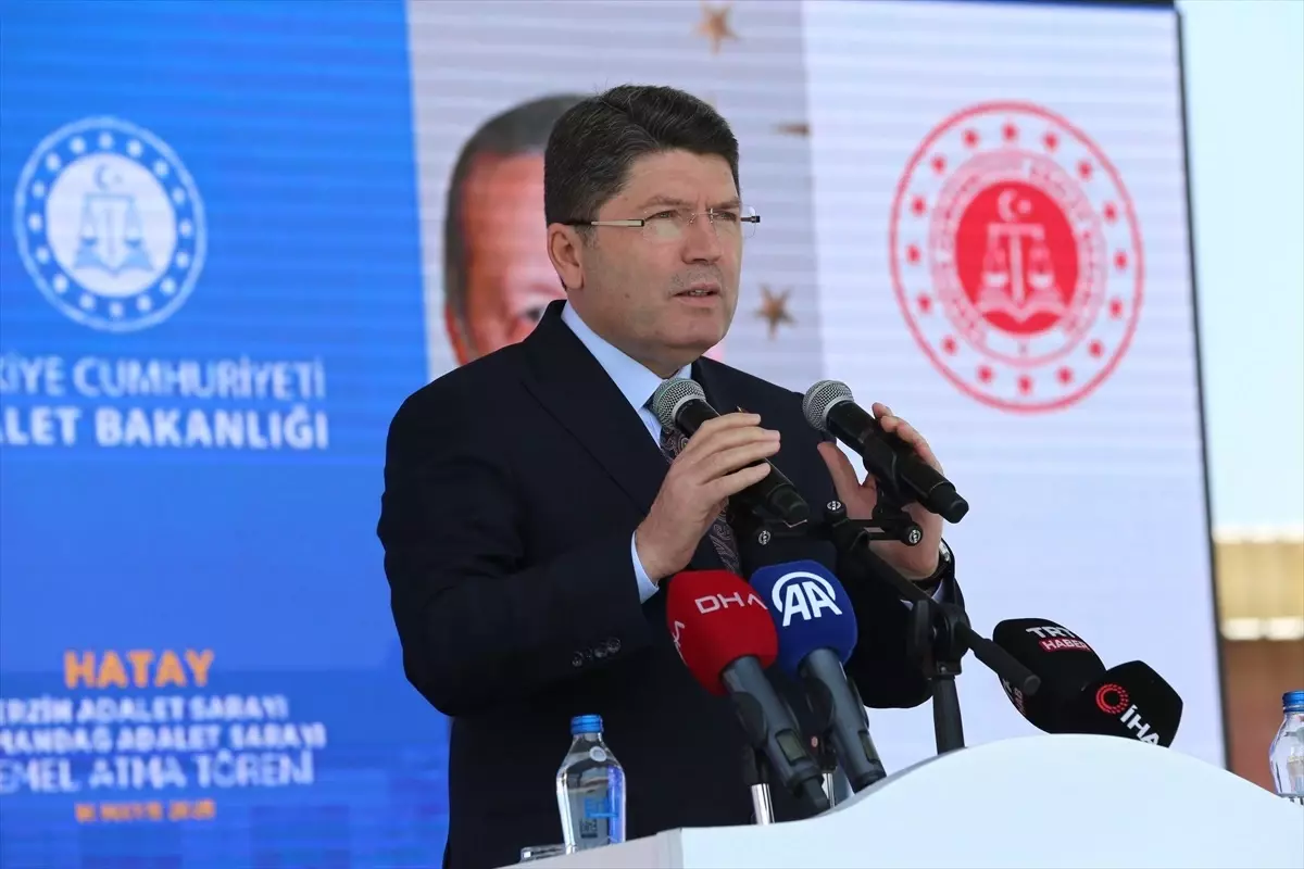 Adalet Bakanı Tunç, Hatay’da adalet sarayı temel atma merasiminde konuştu Açıklaması