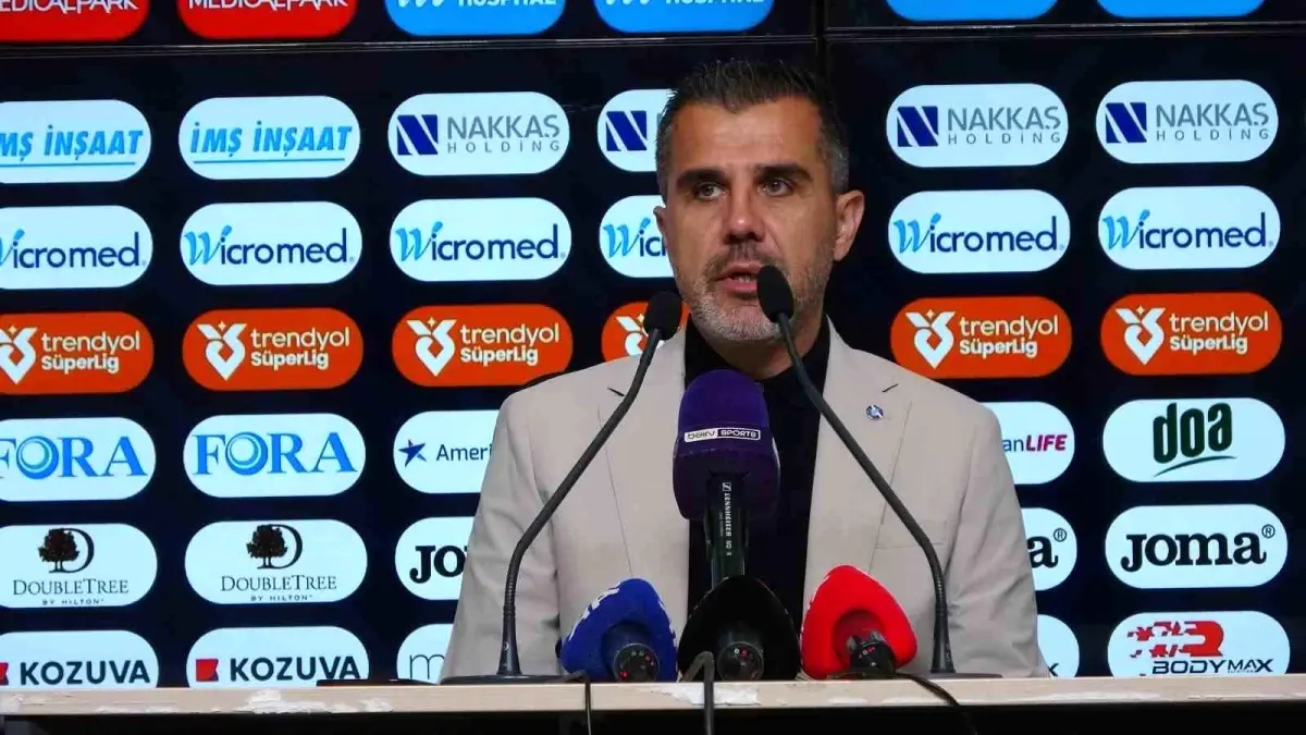 Adana Demirspor’da Teknik Yönetici Avcı’dan Açıklamalar