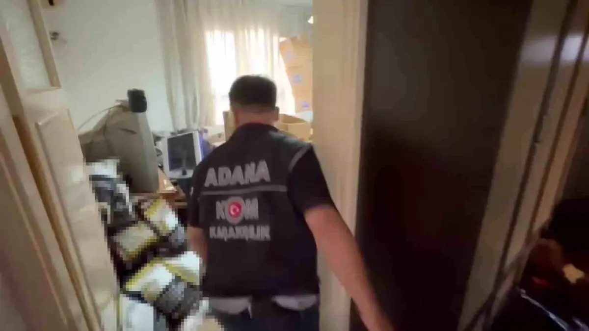 Adana’da Kaçak Tütün Operasyonu