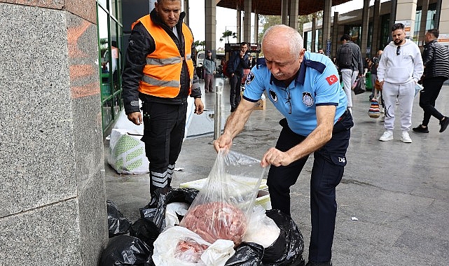 Adapsız formda taşınan 300 kilogram ete el konudu