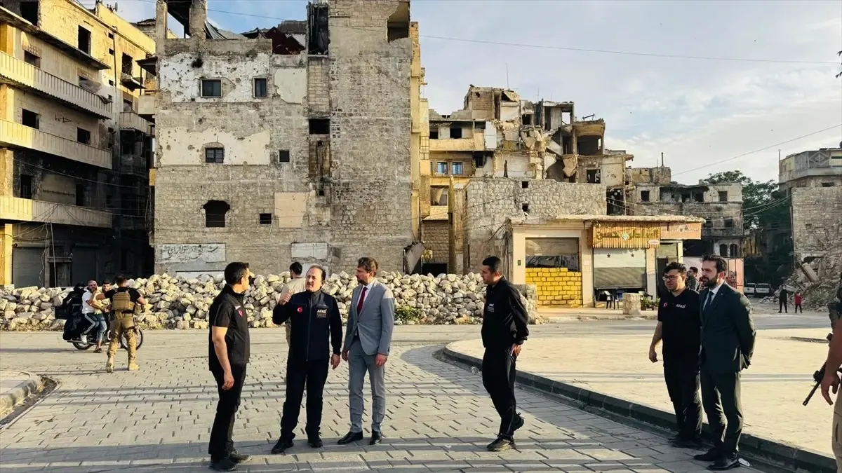 AFAD Başkanı Halep’te Temaslarda Bulundu
