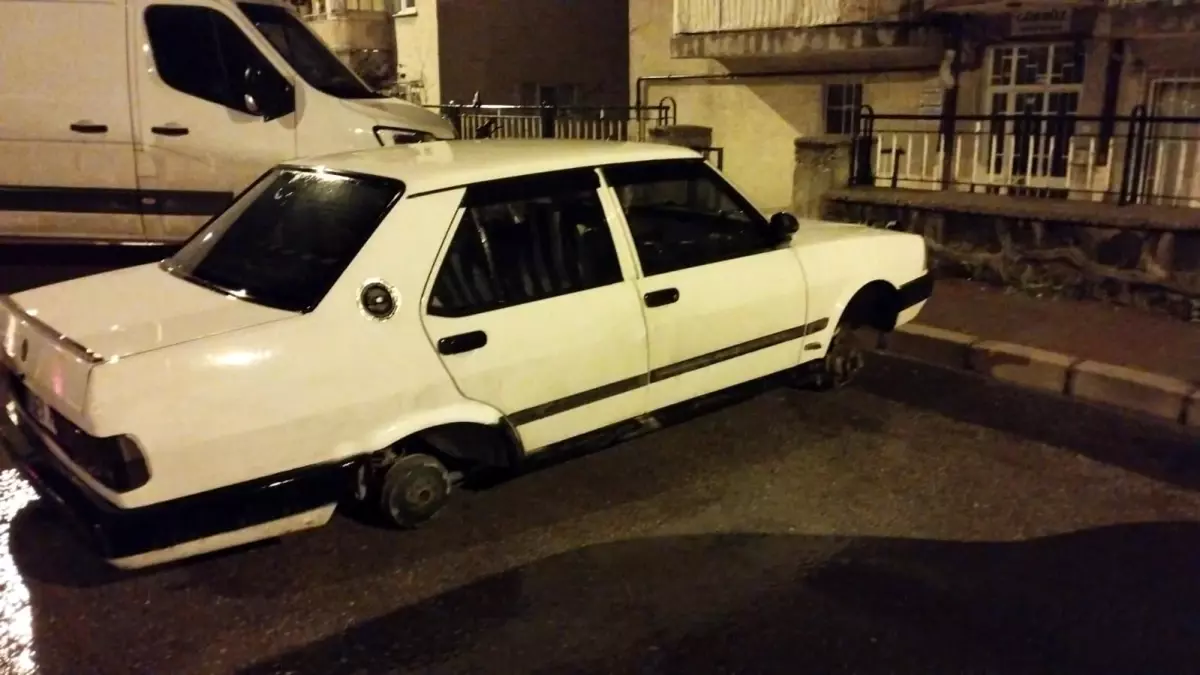 Afyon’da Lastik Hırsızları Yakalandı