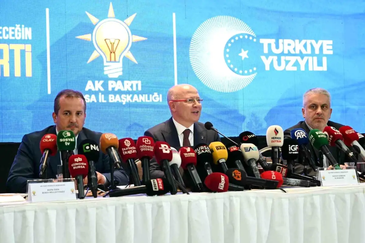 Ak Parti Bursa Vilayet Lideri Gürkan: Kayyum Atanması Algı Çalışması