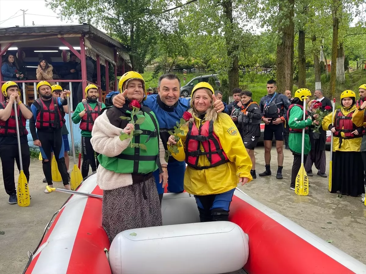 Annelere Rafting Sürprizi
