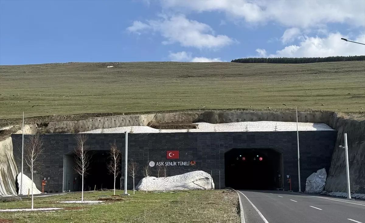 Aşık Şenlik Tüneli 70 Bin Araç Geçti