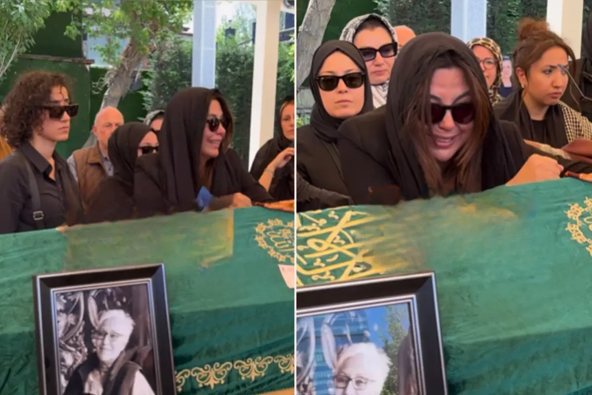 Aslhan ve Saruhan Hünel’in annelerini son seyahatine uğurladı