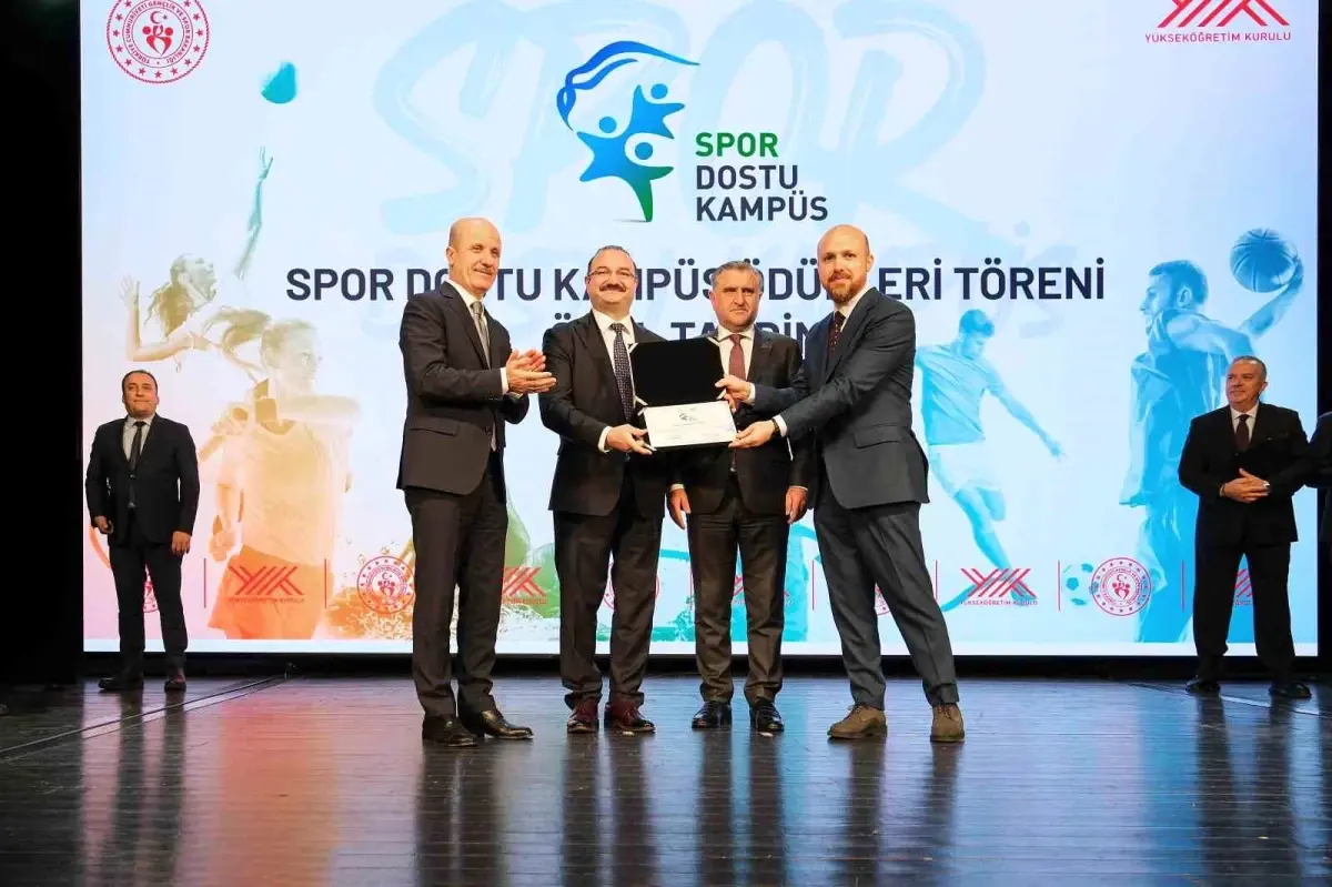 Atatürk üniversitesi “Spor dostu kampüs” unvanına layık görüldü