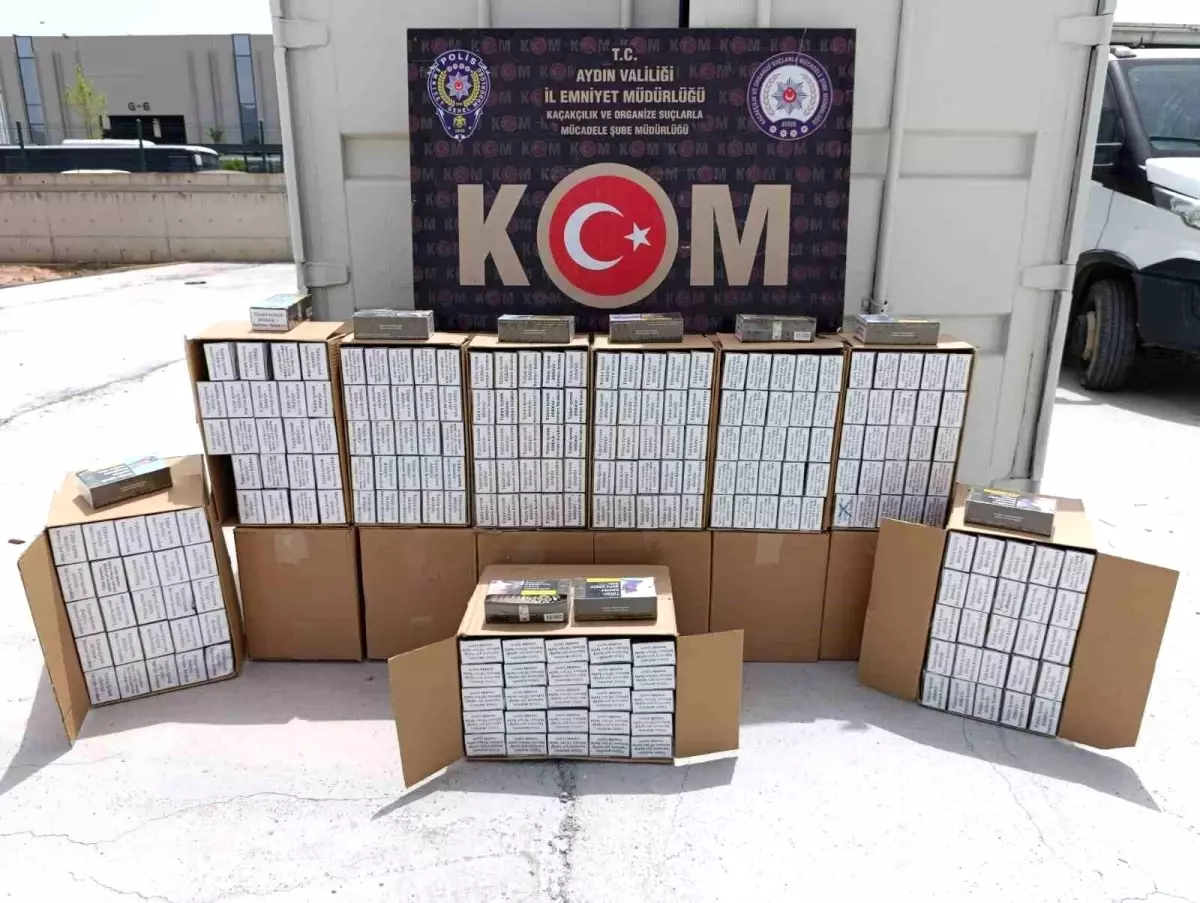 Aydın’da Kaçak Tütün Operasyonu
