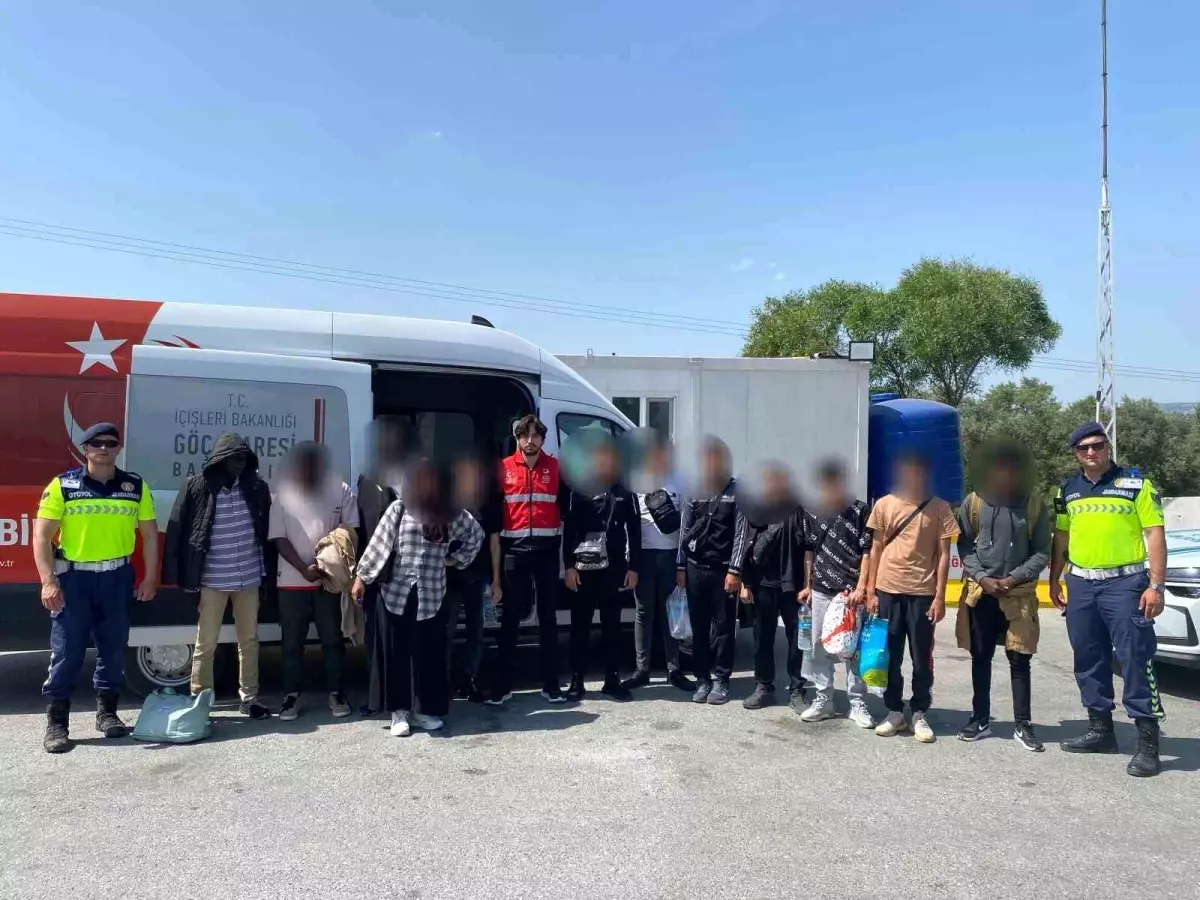 Aydın’da Sistemsiz Göçmen Operasyonu