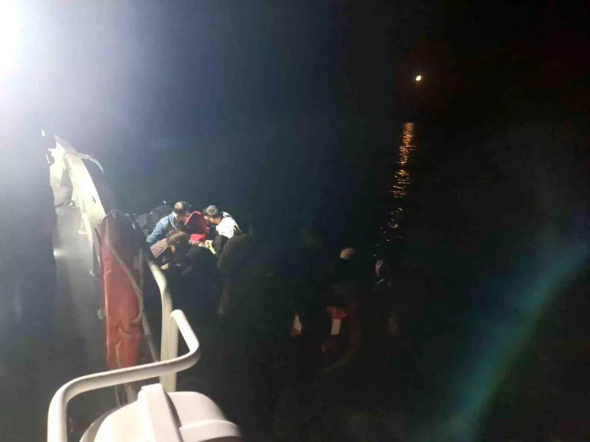Ayvalık’ta Sistemsiz Göçmen Operasyonu