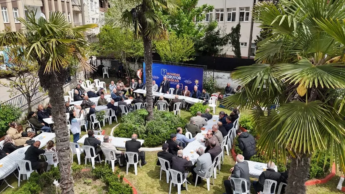Bafra’da Lider Kılıç, Vatandaşlarla Buluştu