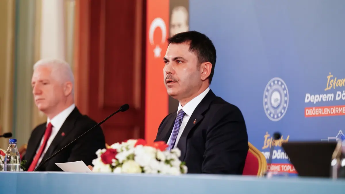 Bakan Kurum: İstanbul’da 600 bin konut acil dönüşüm bekliyor