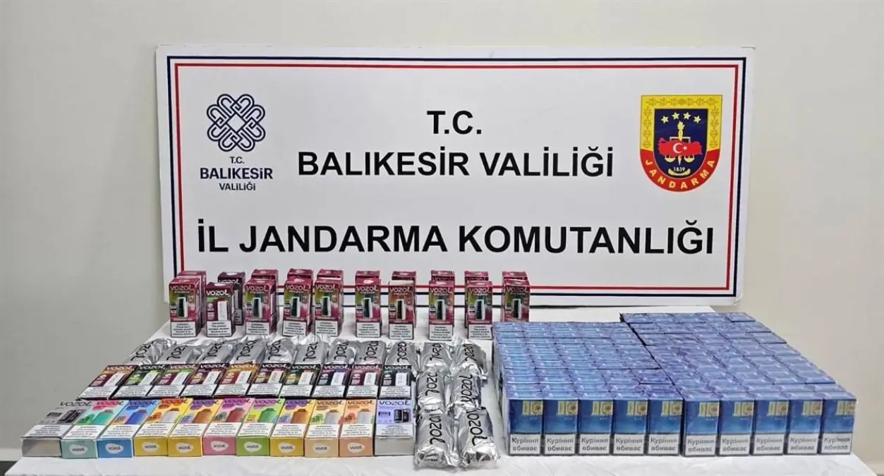 Balıkesir’de Kaçakçılık Operasyonu