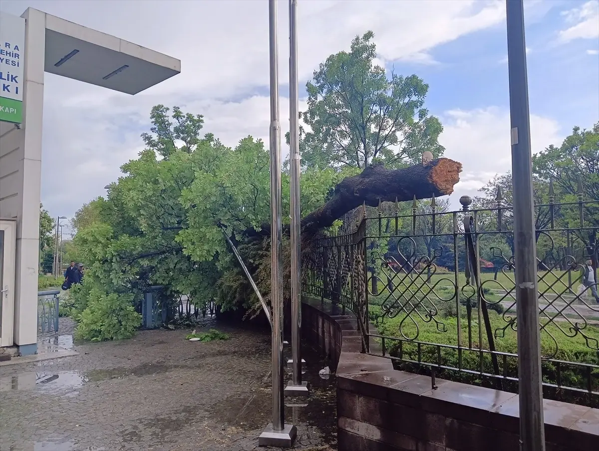 Başkentte Fırtına ve Sağanak Yağış
