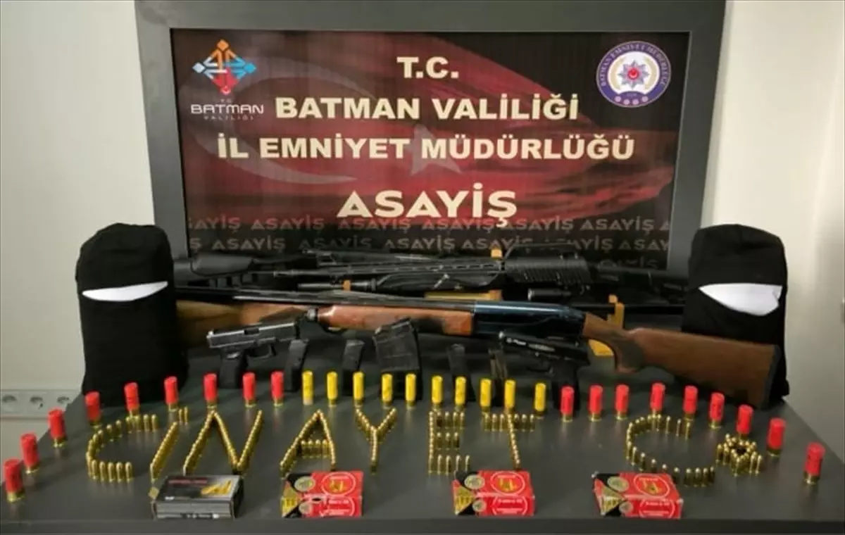 Batman’da Organize Hata Operasyonu: 9 Tutuklama