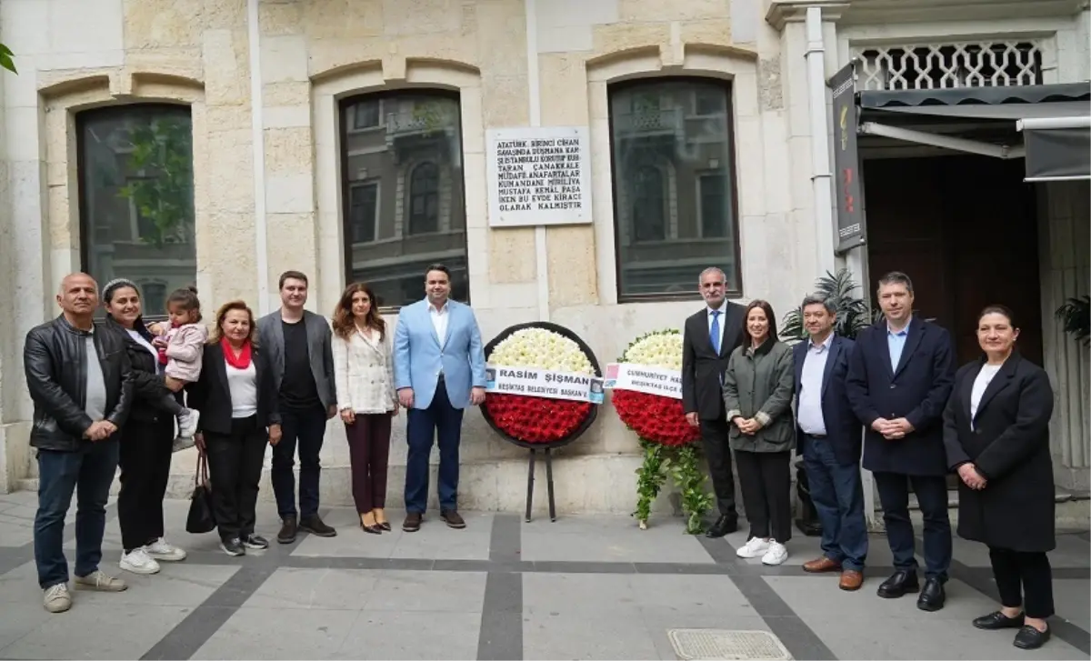 Beşiktaş’ta Atatürk’ü Anma Merasimi