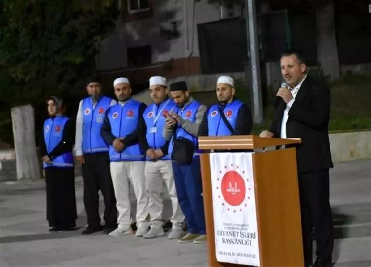 Bilecik’ten Hacı Adayları Kutsal Topraklara Uğurlandı