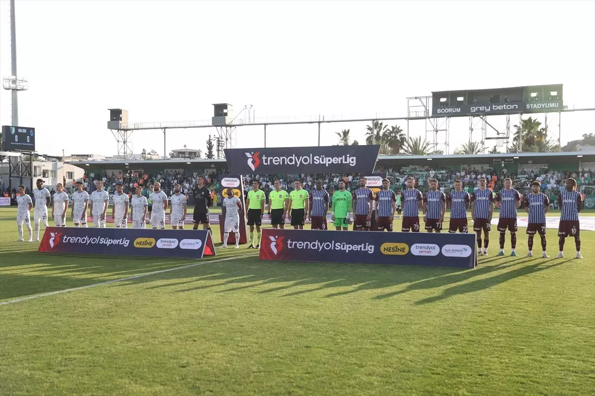Bodrum FK, Trabzonspor’u Birinci Yarıda Geçti