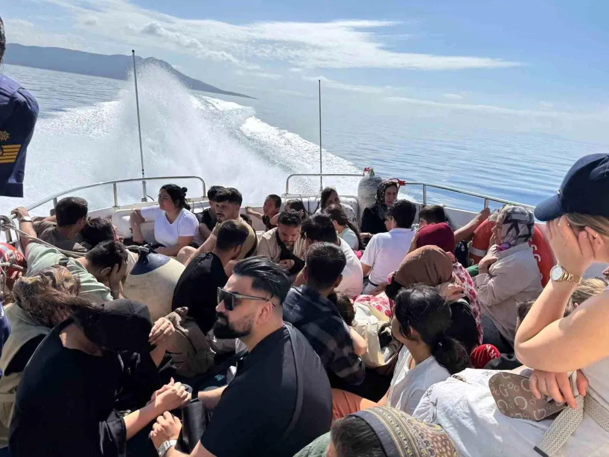 Bodrum’da 95 Sistemsiz Göçmen Yakalandı