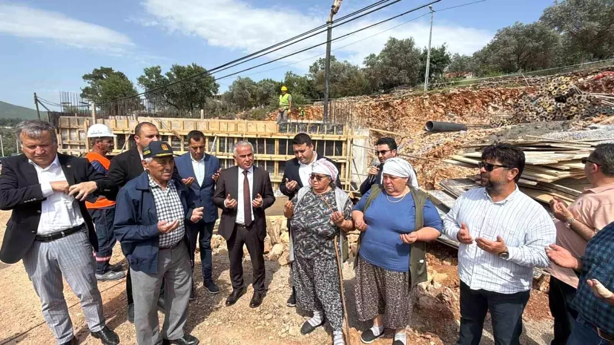 Bodrum’da Çamlık Camii’nin Temeli Atıldı
