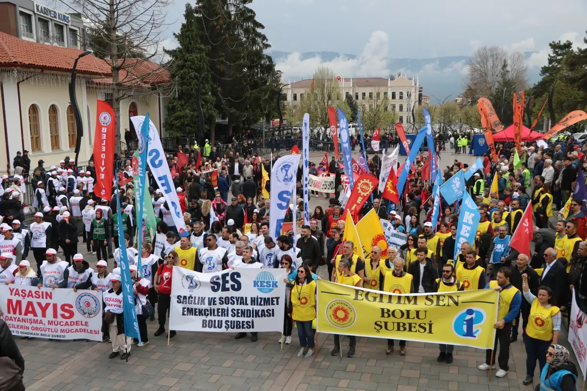 Bolu’da 1 Mayıs Coşkusu