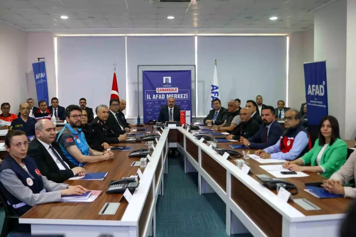 Çanakkale’de Afet Tatbikatı Gerçekleştirildi