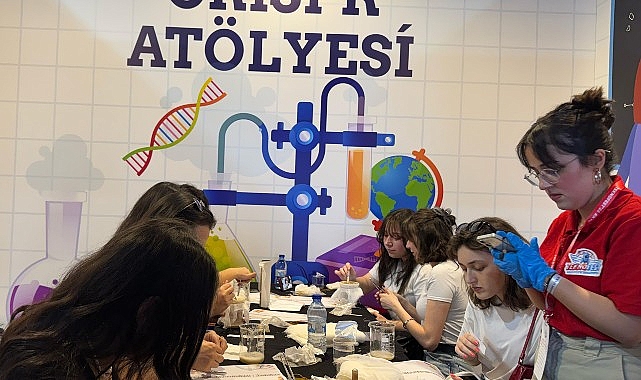 Canik Özdemir Bayraktar Keşif Yerleşkesi atölyeleri, TEKNOFEST KKTC’nin birinci gününde ziyaretçi akınına uğradı.