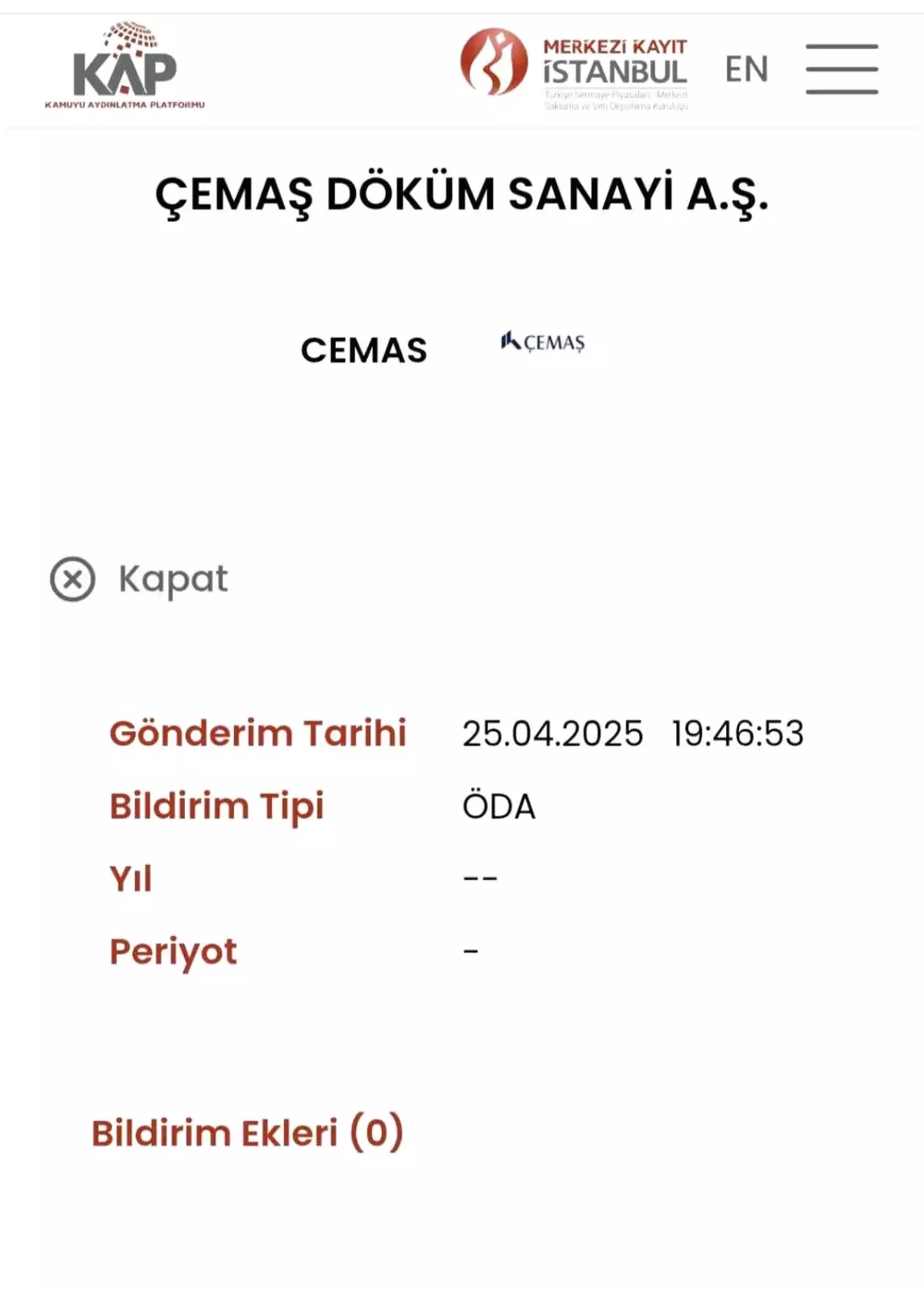 Çemaş Döküm Endüstri’den Toplu Emekçi Çıkarımı