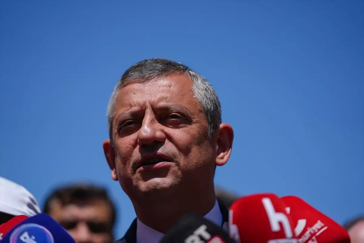 CHP Genel Başkanı Özel, Manisa’da konuştu Açıklaması