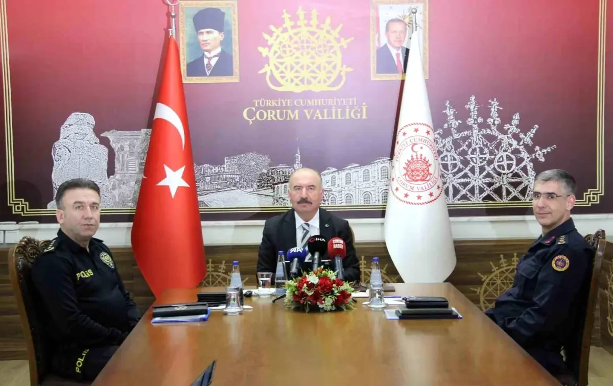 Çorum’da Kabahat Oranlarında Kıymetli Düşüş