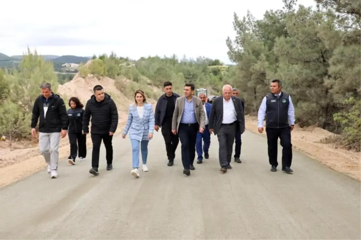 Çukurören Yoluna Asfalt Çalışması Başladı