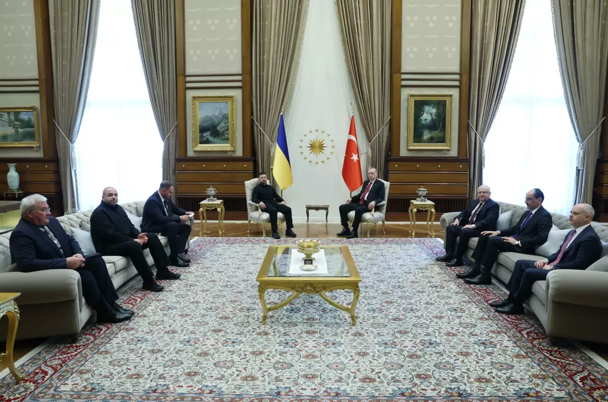 Cumhurbaşkanı Erdoğan, Zelenskiy ile bir ortaya geldi