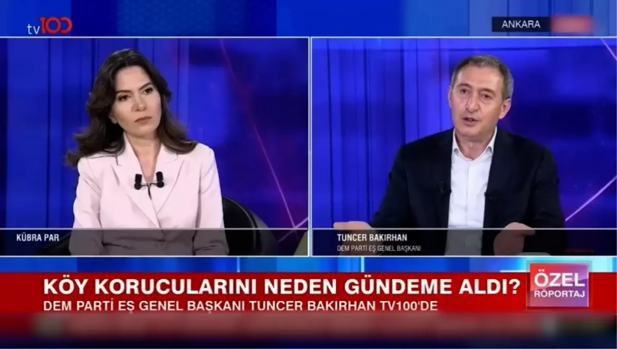 DEM Eş Genel Lideri Bakırhan, Çok Tartışılan “Korucu” Sözleri Hakkında Açıklama Yaptı