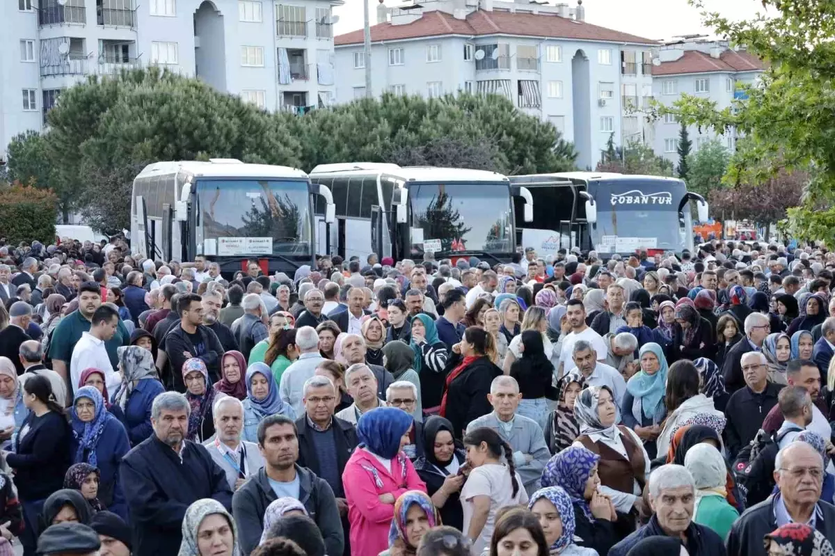 Denizli’den Birinci Hac Kafilesi Uğurlandı