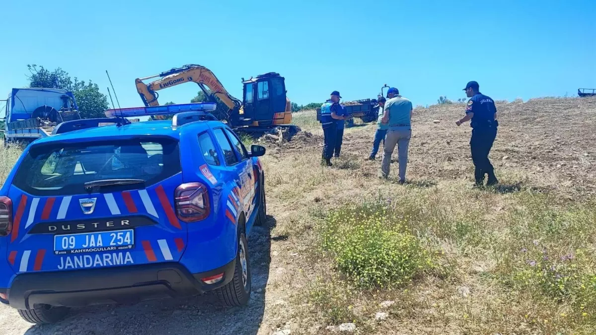 Didim’de Kaçak Hafriyat Operasyonu