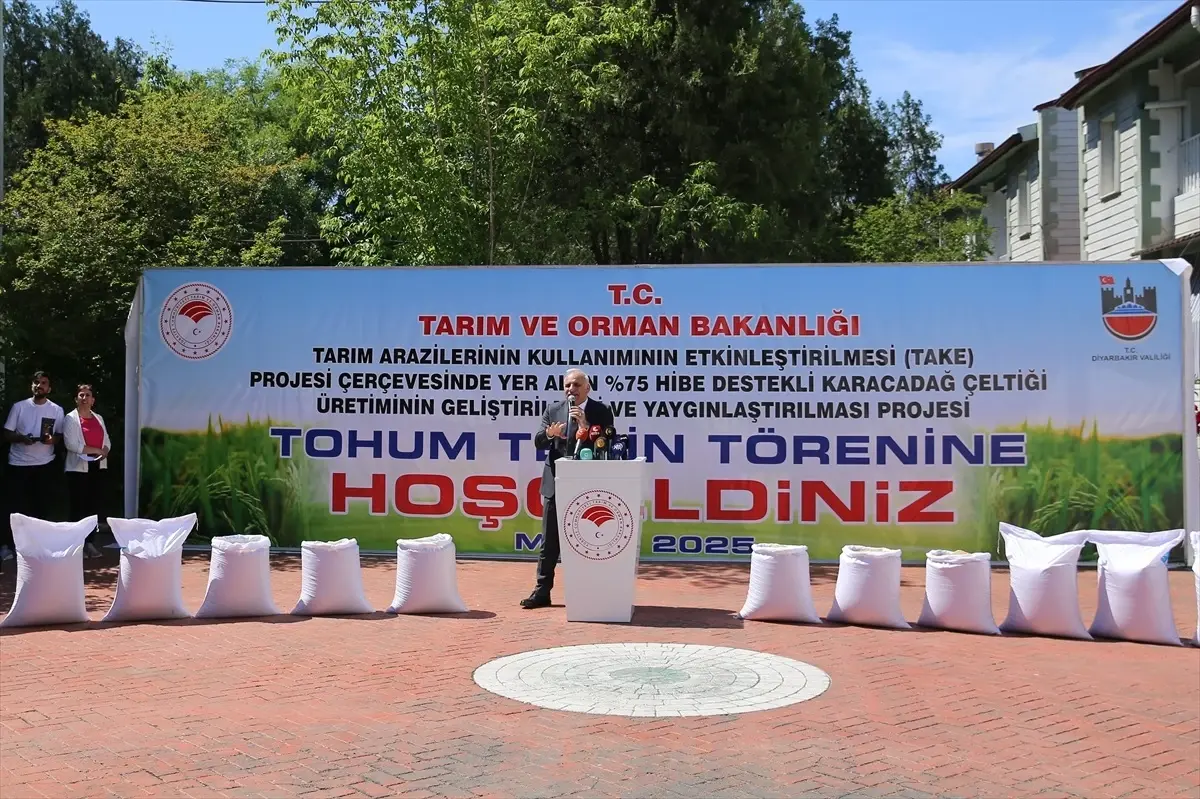 Diyarbakır’a 27 Ton Çeltik Tohumu Takviyesi