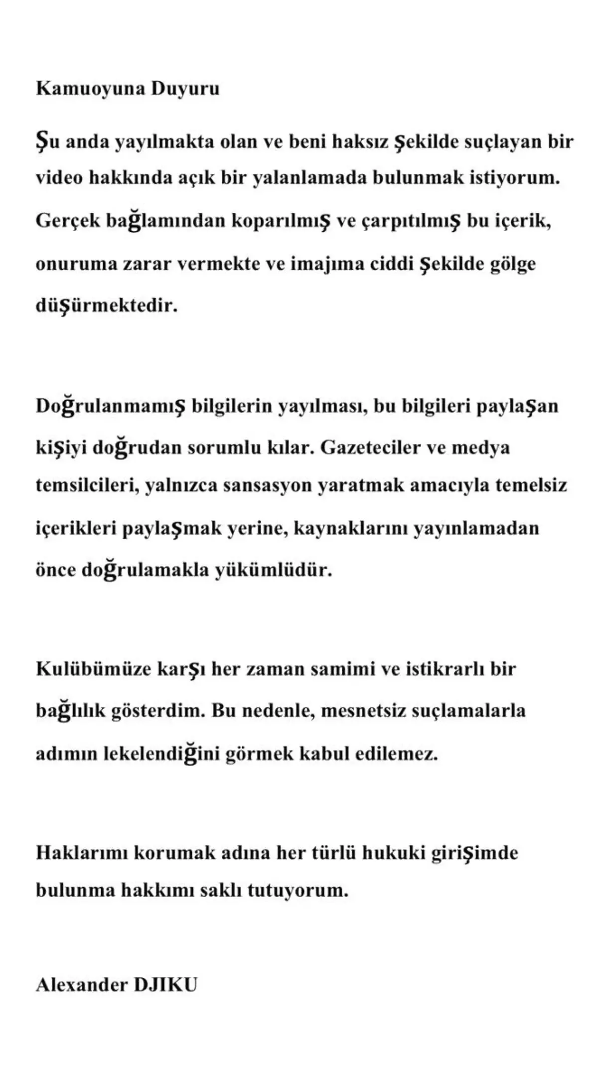 Djiku’dan Yalanlama: Görüntü Yanlış