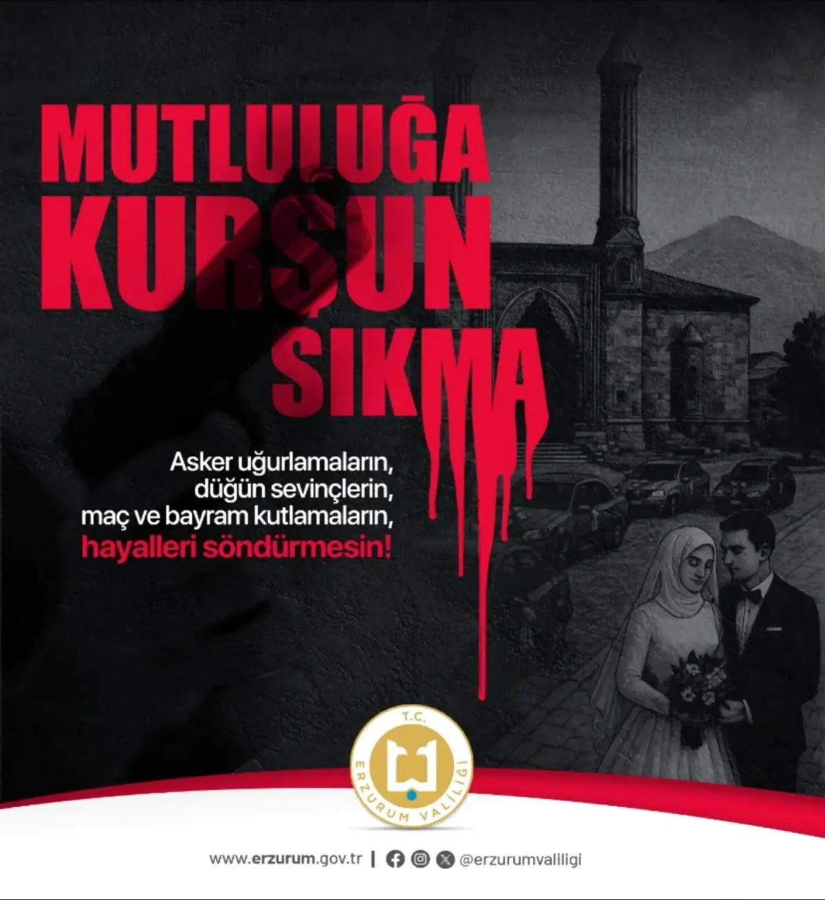 Düğünlerde Silahla Ateş Etmeye Dikkat!